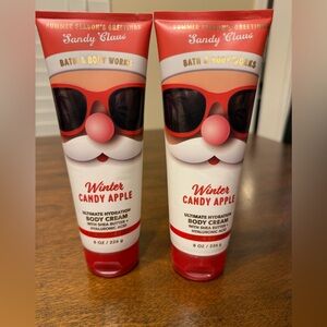 Bath & Body Works Winter Candy Apple Body Cream - Red